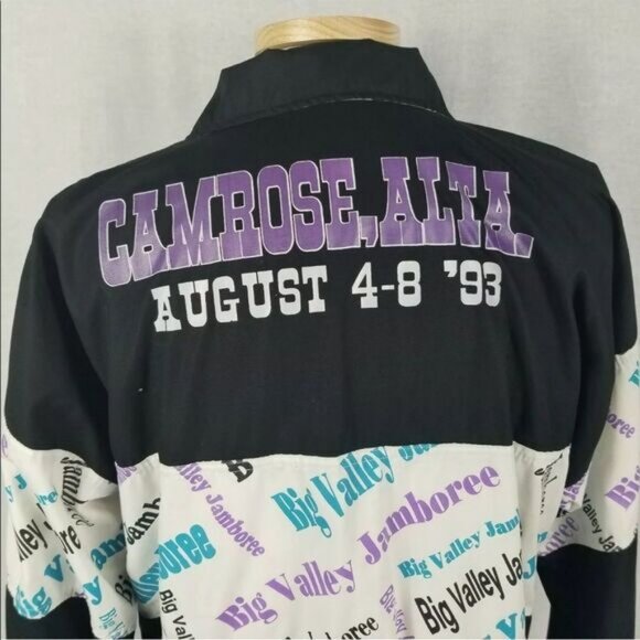 Big Valley Jamboree Large Camrose Alta 1993 Vintage Jacket. - Picture 8 of 8